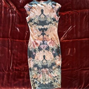 Faded Floral Agaci Bodycon